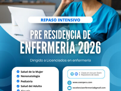 REPASO INTENSIVO- PRE RESIDENCIA ENFERMERÍA 2026